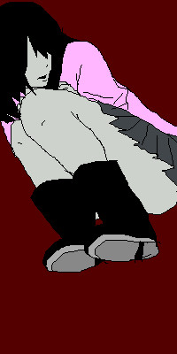 長靴女子高生