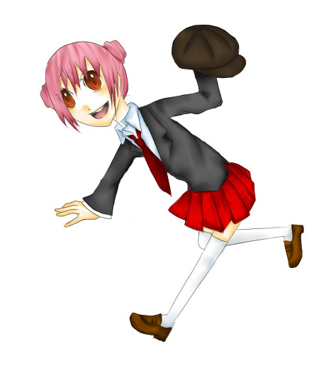 ピンク髪