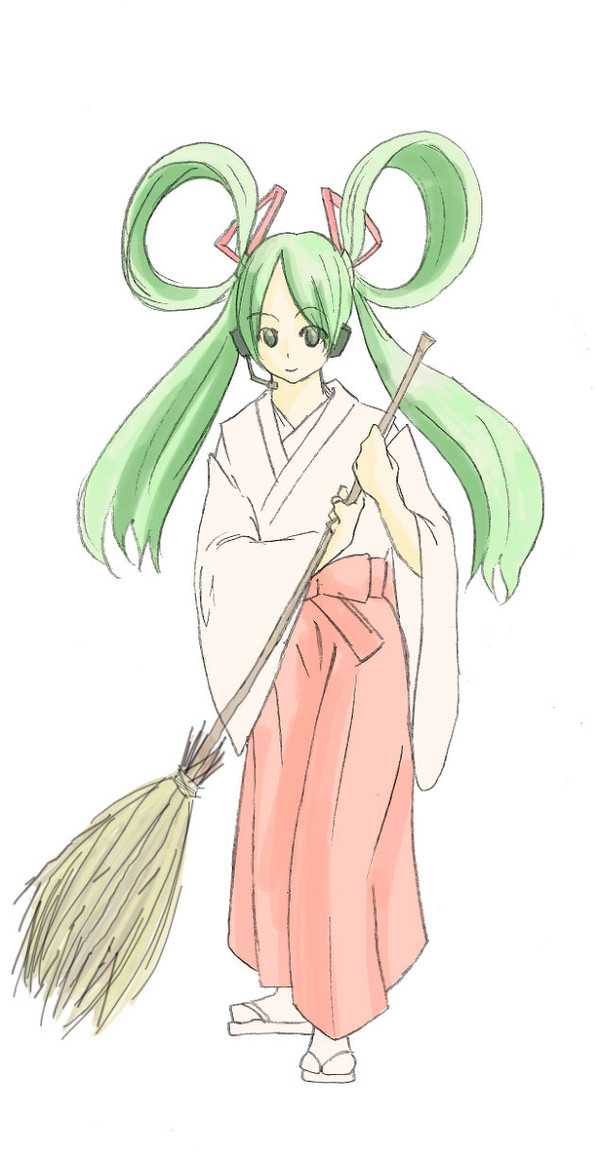 巫女服ミク