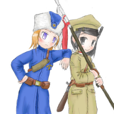 ポーランド槍騎兵とウクライナ兵