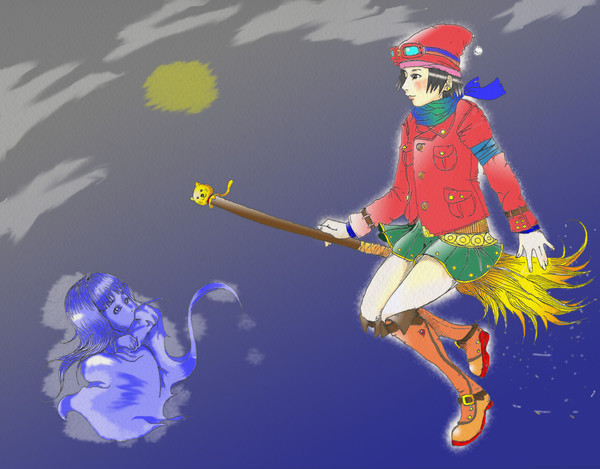 魔女と幽霊