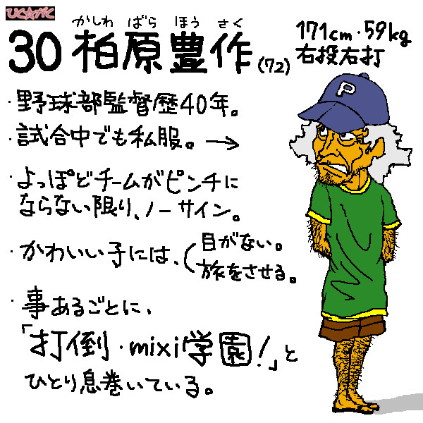 ぴくがく野球部監督 柏原豊作