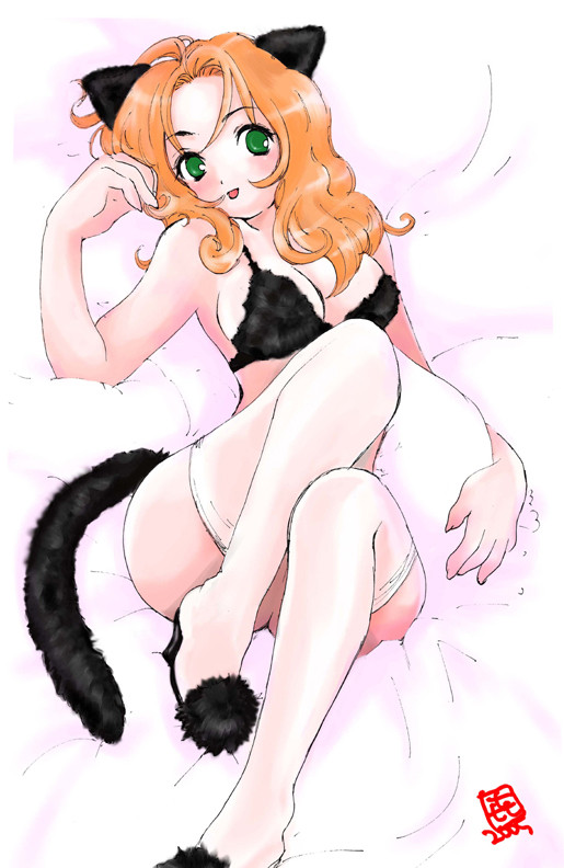 誘う猫お姉さん