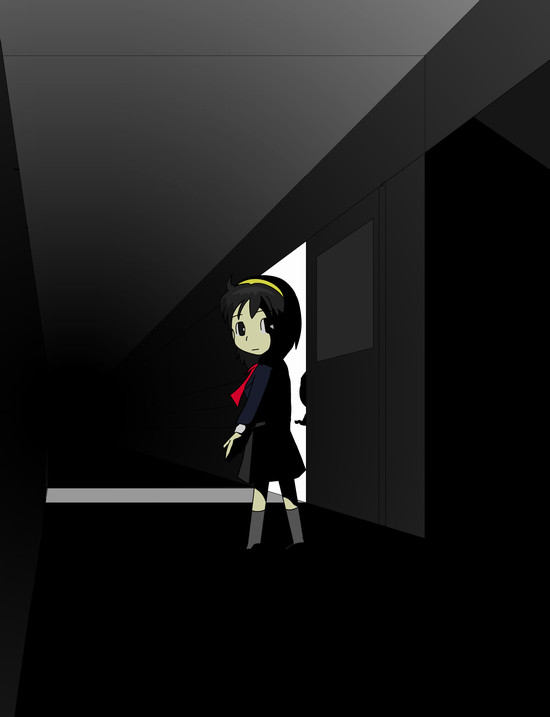 闇夜の学校
