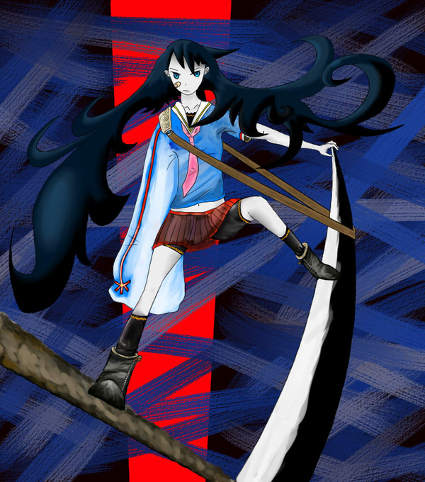 鎌と制服