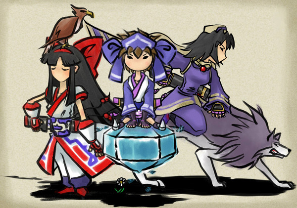 大神風三姉妹。