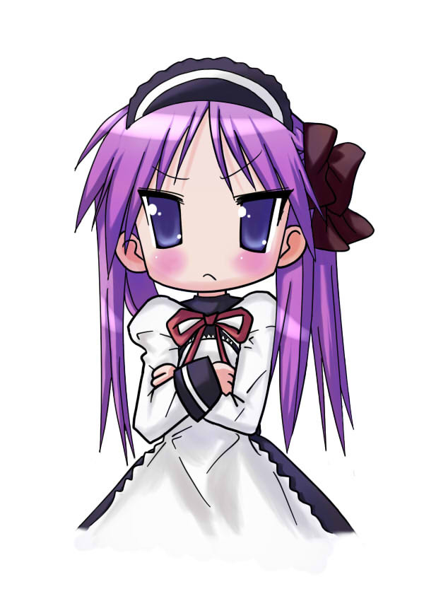 かがみにメイド服を着せてみた