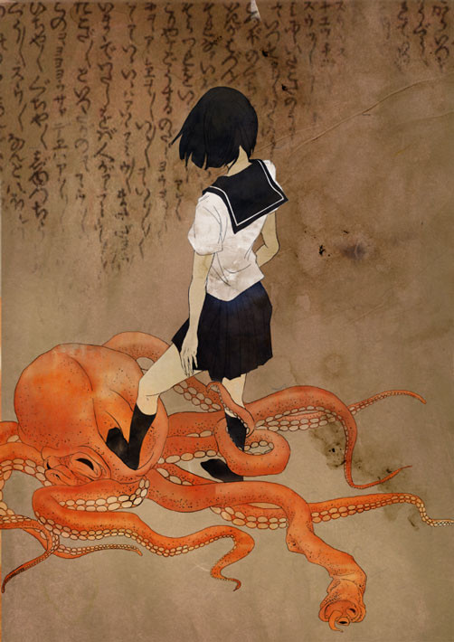 蛸と少女