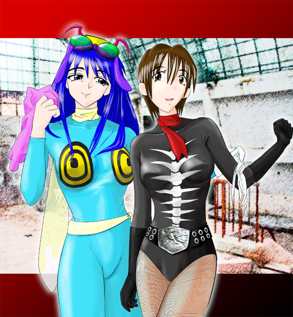 蜂女&ショッカー女戦闘員