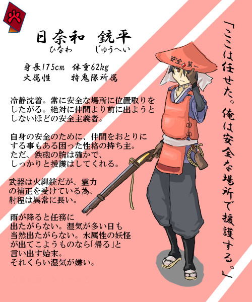 pixiv妖戦記　日奈和　銃平