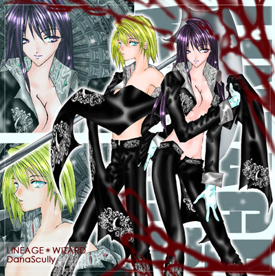 リネージュ　マジスタ衣装のWIZ