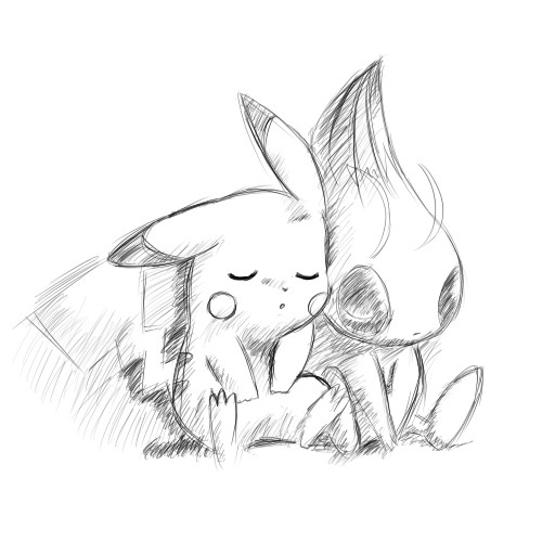 ピカチュウとセレビィ