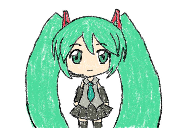 クレヨンな初音ミク
