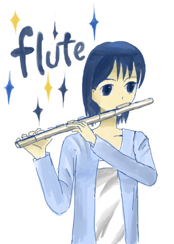 フルート吹き