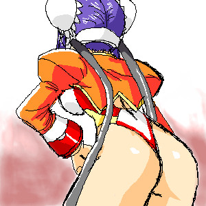 美凰の後姿