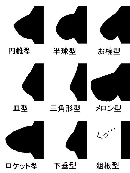 いろいろな型の