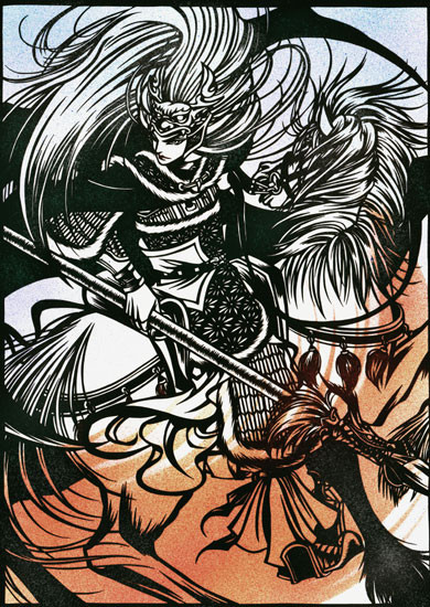 切り絵馬超