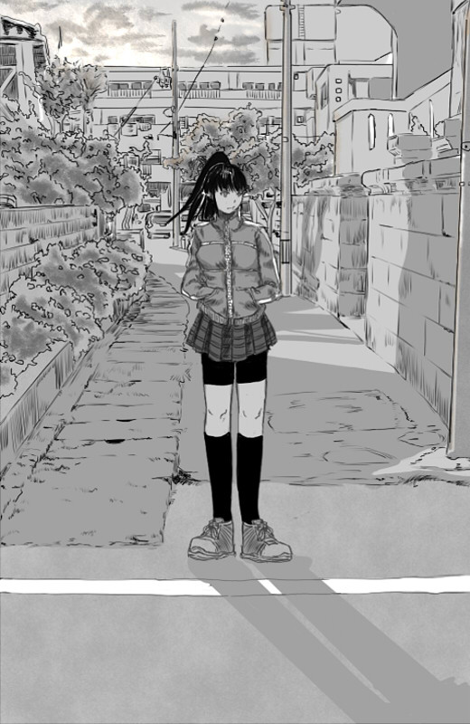 夕暮れ町