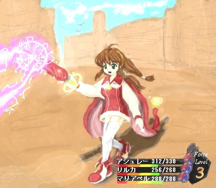 ゲーム画面風