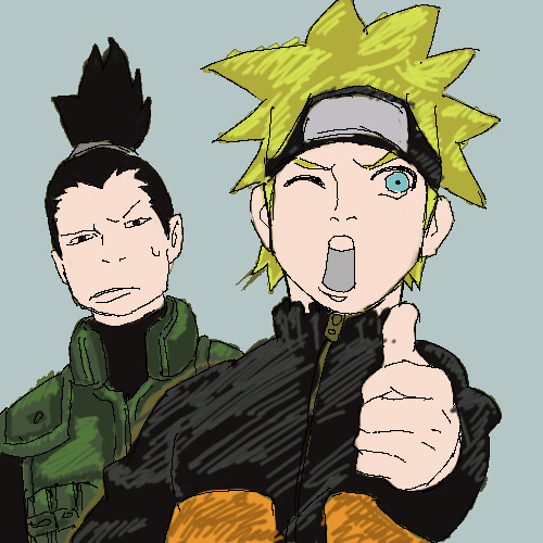 ナルトとシカマル