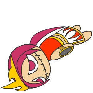 吊り下げられた人形