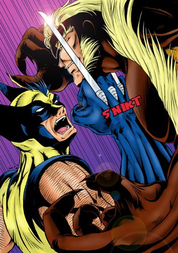 【X-MEN】ウルヴァリンｖｓセイバートゥース