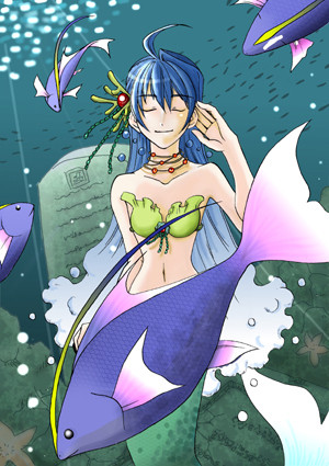 海の中