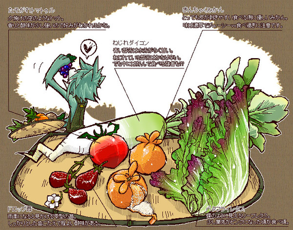 pixivの森：食べ物２