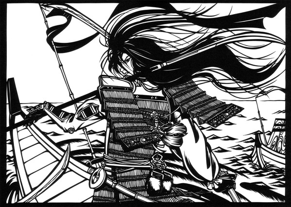切り絵能登殿
