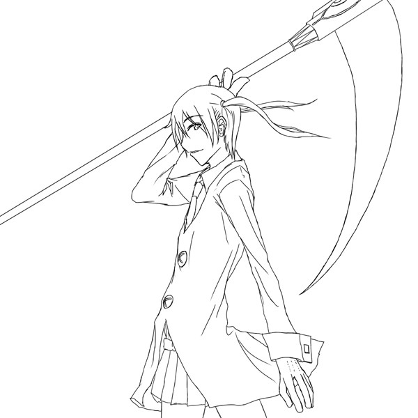 【線画】マカ