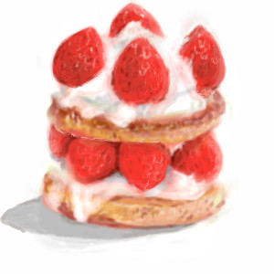 イチゴケーキ