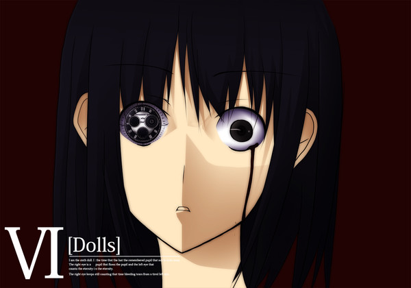 義眼の人形