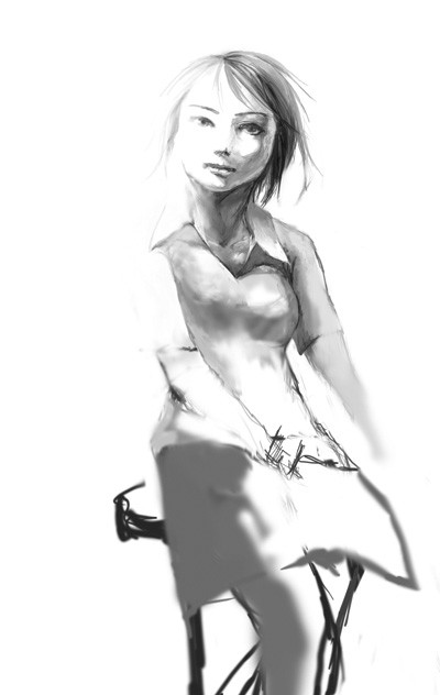 襟を描いたら満足してしまった