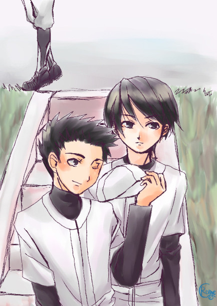 門脇と瑞垣。
