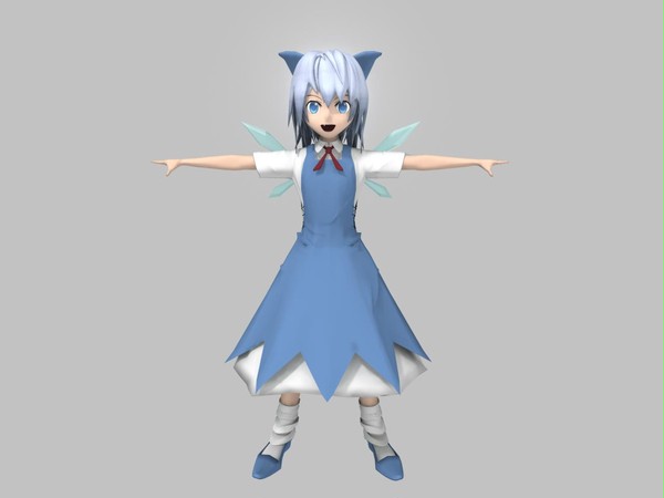 チルノ3Dで作ってみた【とりあえず版】