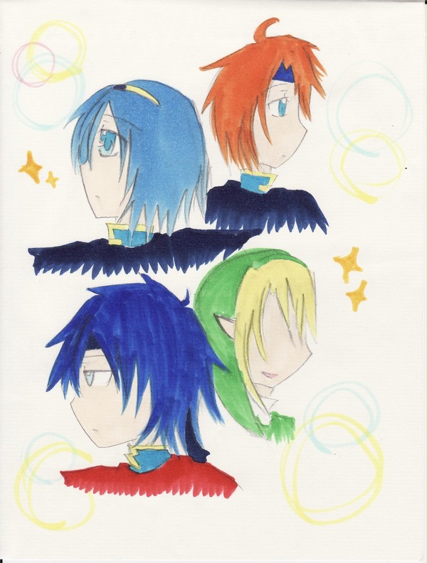 剣士4人