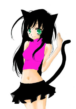 黒猫耳