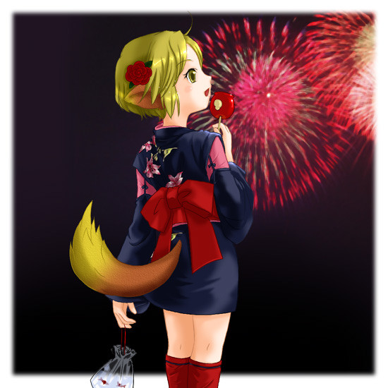 Firefoxﾀﾝと花火