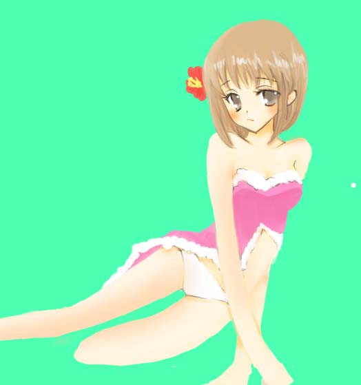 パンツは白で。