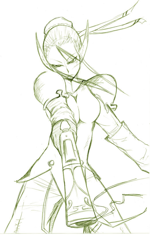 殴り描きアースラその２