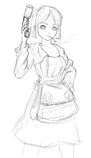 落描き
