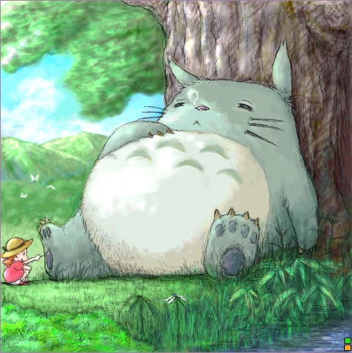木陰でお昼寝