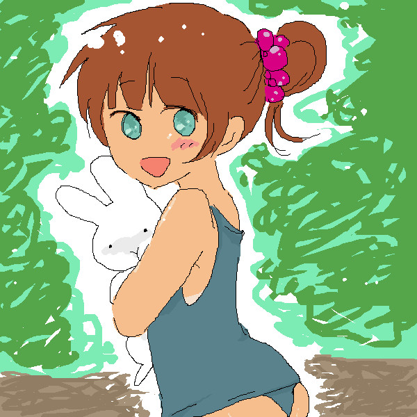 「雨が上がったから川に行って来るね」