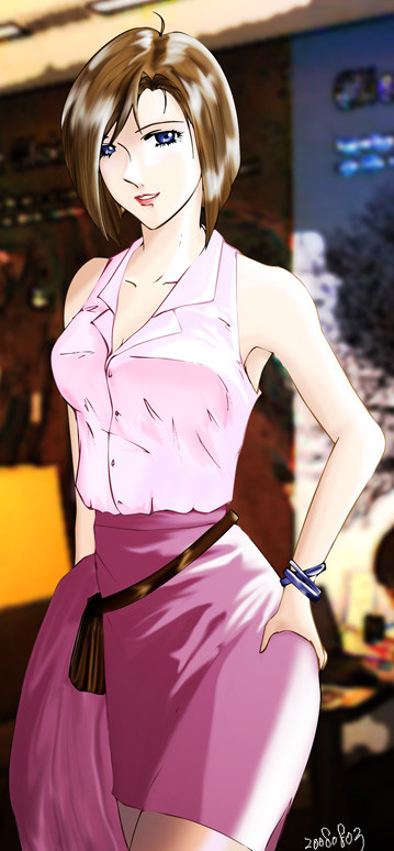 オフィスのお姉さん