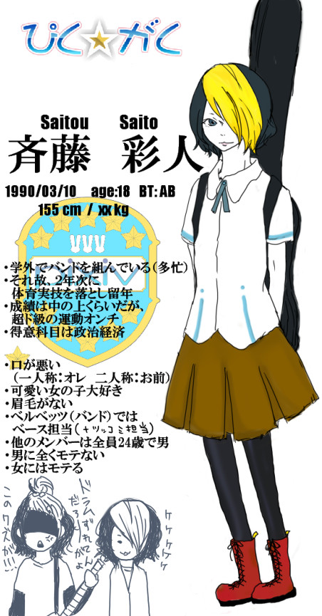 高等3年G組 斉藤彩人