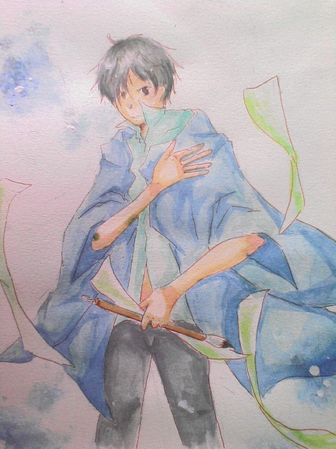 アナログ絵第二段、deまた夏目くん。