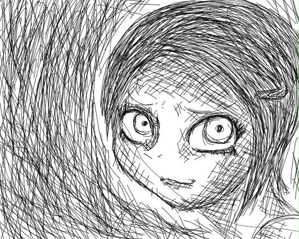 おにゃのこ描こうとしたらこわくなた