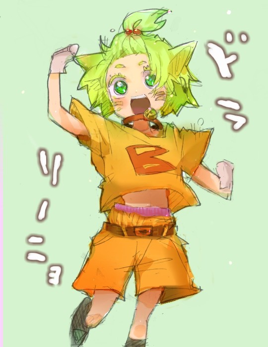 らくがきに色を塗ってみた。