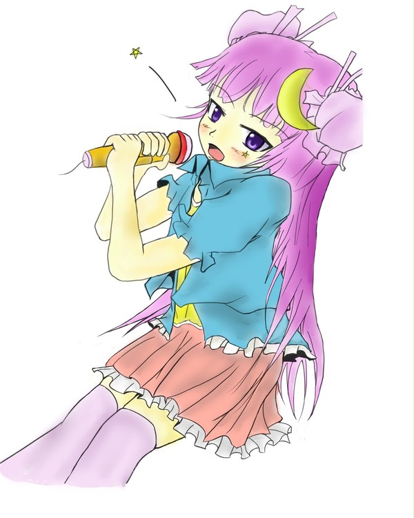 塗らせていただきました　パチュリー