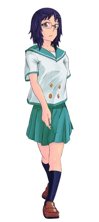 色メガネ
